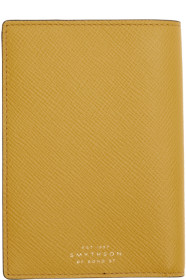 Smythson - 黄色 Panama 护照套