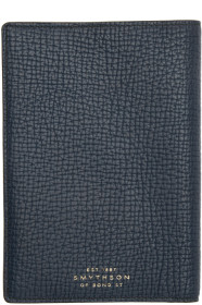 Smythson - 海军蓝 Burlington 护照套