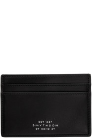 Smythson - 黑色 Bond 卡包