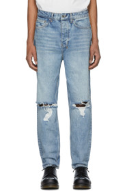 Ksubi - Jean bleu Bullet Jinx Trashed