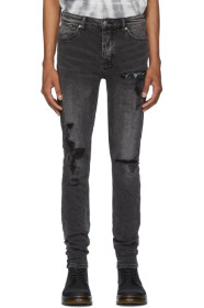 Ksubi - Black Van Winkle Rat Angst Trashed Jeans