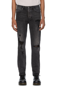 Ksubi - Jean noir Chitch Rat Angst Trashed