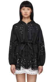 RED Valentino - 黑色尼龙束带夹克