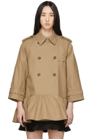 RED Valentino - 卡其色 Tech Armor 风衣