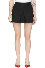 RED Valentino - 黑色褶裥裙裤
