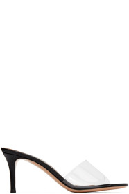 Gianvito Rossi - Sandales à talons hauts noires Glass
