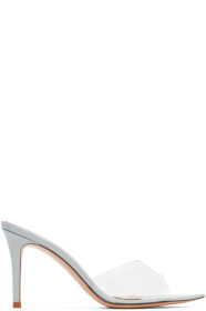 Gianvito Rossi - Sandales à talons hauts grises Elle 85