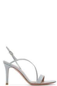 Gianvito Rossi - Sandales à talons hauts grises Manhattan 85