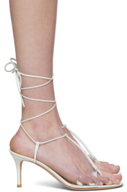 Gianvito Rossi - Sandales à talons hauts blanches Gwyneth