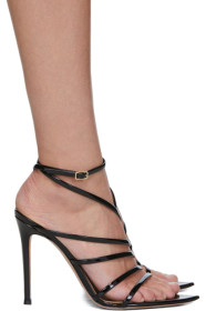 Gianvito Rossi - Sandales à talons hauts noires Eclypse