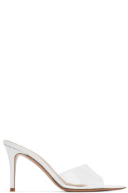 Gianvito Rossi - Sandales à talons hauts blanches Elle 85