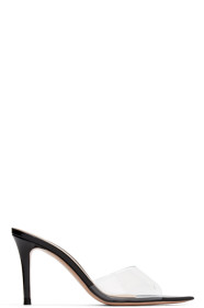 Gianvito Rossi - Sandales à talons hauts noires Elle 85
