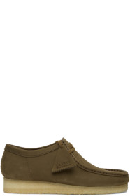 Clarks Originals - カーキ ヌバック ワラビー モカシン