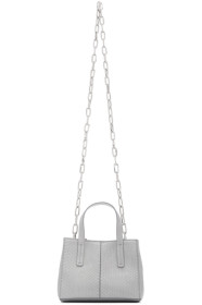 Tibi - グレー スネーク ミニ Le Client チェーン バッグ