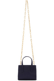 Tibi - Navy Mini 'Le Client' Chain Bag