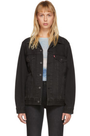 Levi's - Black Vintage Fit Trucker Denim Jacket