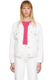 Levi's - White Denim Ex-Boyfriend Trucker Jacket