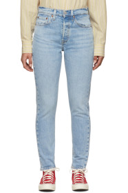 Levi's - Blue 501 Stretch Skinny Jeans