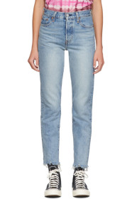 Levi's - Blue Wedgie Icon Fit Jeans