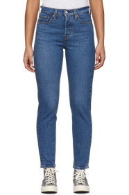 Levi's - 蓝色 Wedgie Icon Fit 牛仔裤