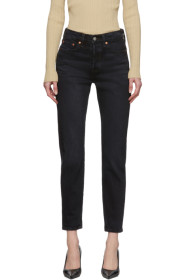 Levi's - 黑色 Wedgie Icon Fit 牛仔裤