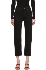 Levi's - Black Wedgie Straight Jeans