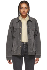 Levi's - Grey Denim Dad Trucker Jacket