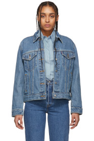Levi's - Blue Denim Ex-Boyfriend Trucker Jacket