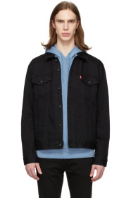 Levi's - 黑色牛仔卡车司机夹克