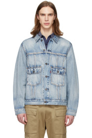 Levi's - 蓝色 Iconic Original 卡车司机牛仔夹克