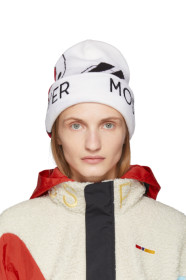 Reebok by Pyer Moss - Off-White & Red Wave Beanie