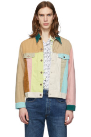 Levi's Vintage Clothing - 多色 Type III 拼色灯芯绒卡车司机夹克