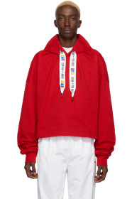 Reebok by Pyer Moss - 红色 Collection 3 平纹针织连帽衫