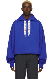 Reebok by Pyer Moss - 蓝色 Collection 3 平纹针织连帽衫