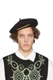 Charles Jeffrey Loverboy - Black Logo Beret