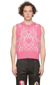Charles Jeffrey Loverboy - Pink Pict Vest