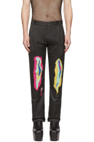 Charles Jeffrey Loverboy - Black Shreddies Trousers