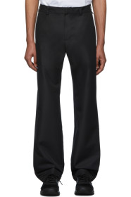 Affix - SSENSE Exclusive Black Technical Basic Trousers