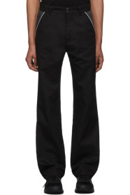 Affix - SSENSE Exclusive Black & Grey Track Trousers