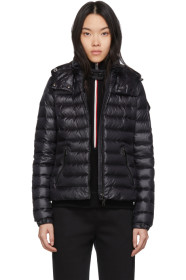 Moncler - Black Down Bleu Jacket