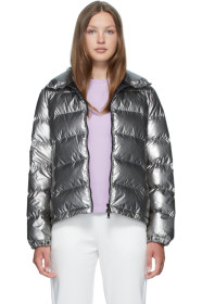 Moncler - 银色 Gris 羽绒夹克