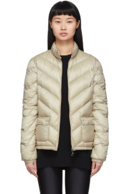 Moncler - 灰褐色 Lanx 羽绒夹克