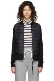 Moncler - Black Down Knit Combo Jacket