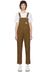 Carhartt Work In Progress - Brown Bib Overalls