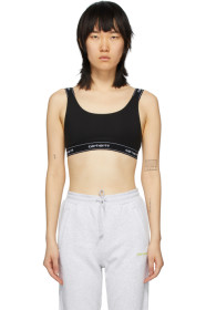 Carhartt Work In Progress - Black Logo Sports Bra