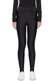Moncler - Black Shiny Leggings