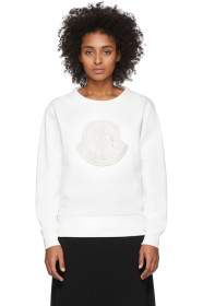 Moncler - White Logo Sweatshirt
