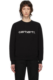 Carhartt Work In Progress - 黑色徽标套头衫