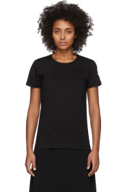 Moncler - T-shirt à écusson à logo noir