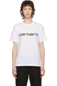 Carhartt Work In Progress - White Script Logo T-Shirt